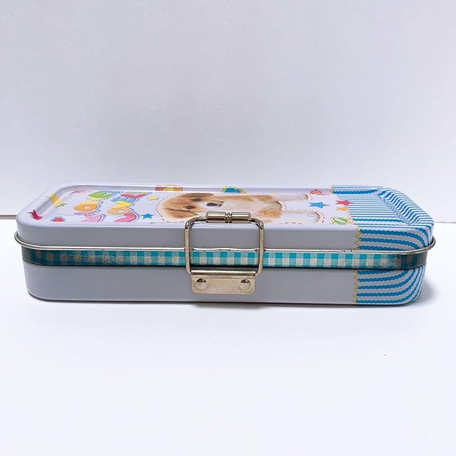 Amazon.co.jp: 平成レトロ クラックス 缶ケース 筆箱 3段 ワイド